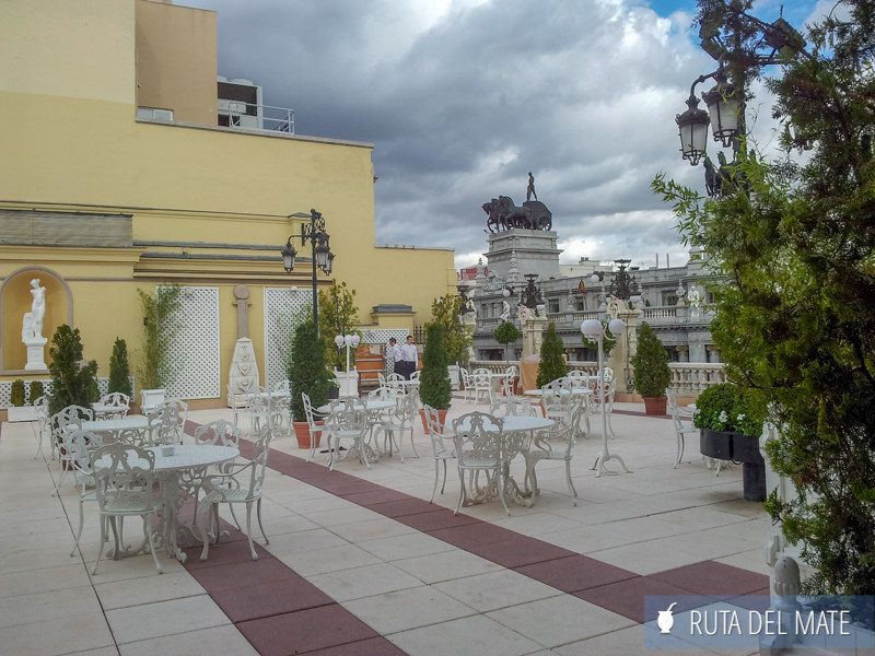 La Terraza del Casino de Madrid donde funciona el restaurante Paco Roncero
