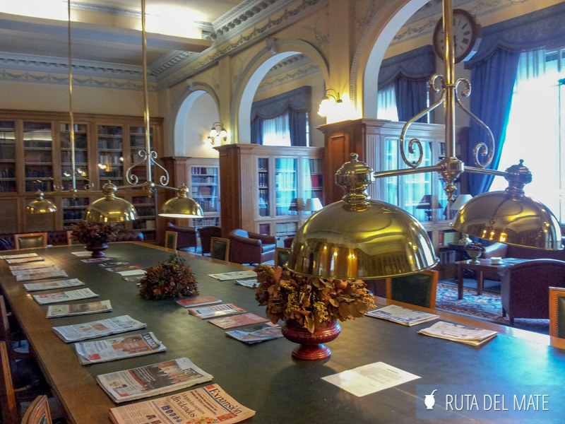 La Sala de Lectura del Casino de Madrid, con acceso exclusivo de los socios