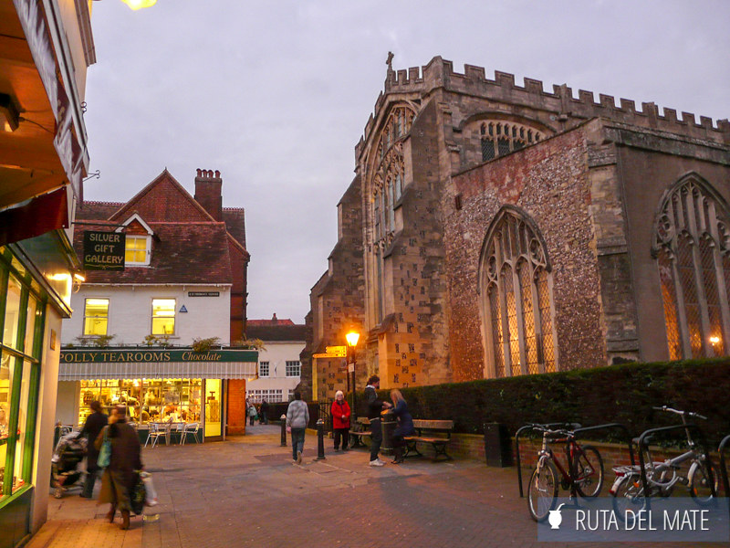 The city of Salisbury, near Stonehenge