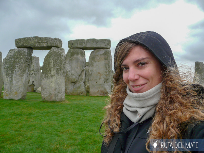 Flor with Stonehenge in the background