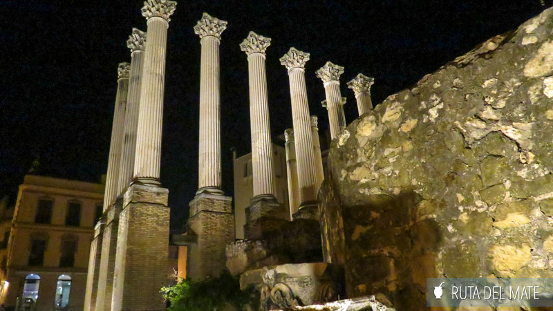Remains of the Roman temple in Cordoba