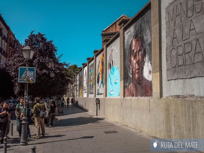 Murals in the Lavapiés neighborhood