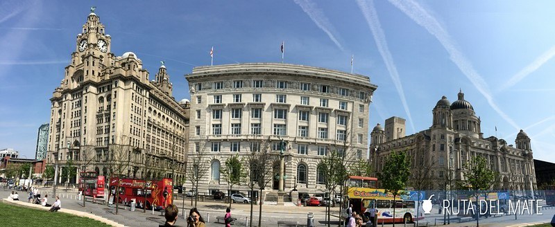 The so-called Three Graces: the Royal Liver, Cunard, and Port of Liverpool
