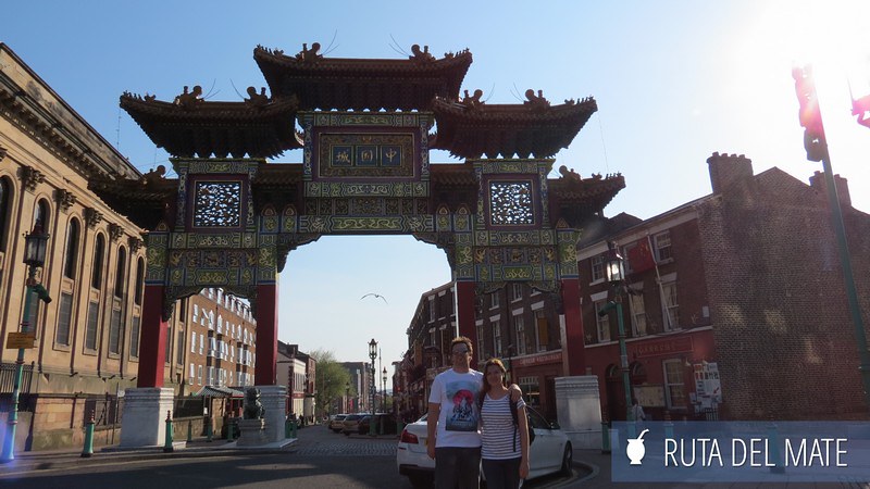 The entrance arch to Liverpool's Chinatown