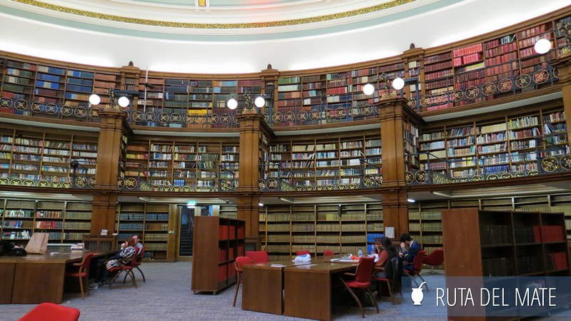 The Picton Reading Room with its circular layout at Liverpool Central Library
