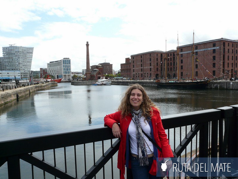 Flor at the Albert Dock in Liverpool