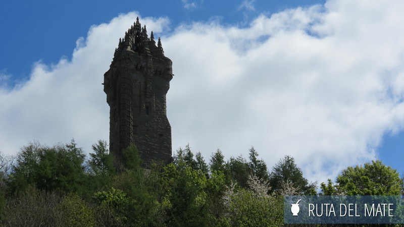 La torre monumento a William Wallace en Stirling Escocia