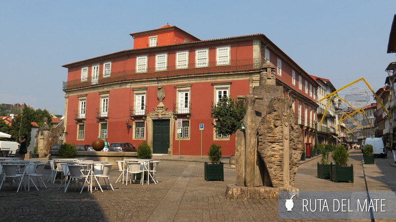 Casas señoriales en el centro histórico de Guimaraes