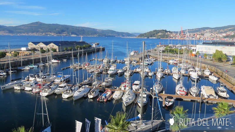 Vista desde el Centro Comercial A Laxe en Vigo