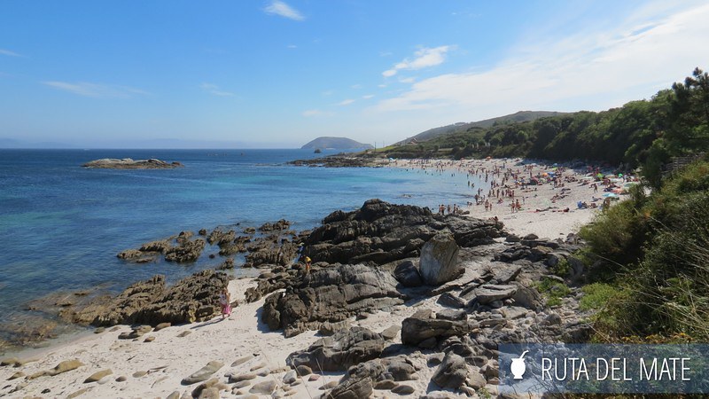 Playa de Area dos Cans en la isla de Ons