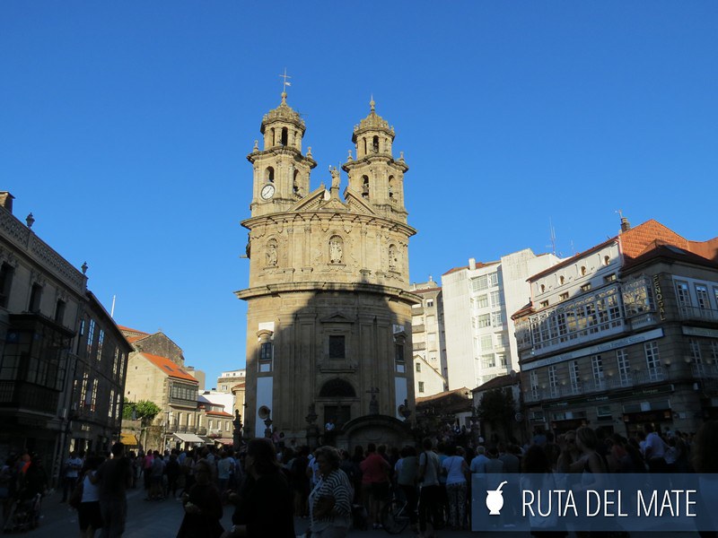 Fachada de la Iglesia de la Virgen de la Peregrina en Pontevedra