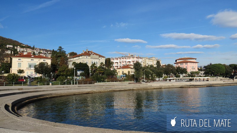 View of one of Opatija’s beaches