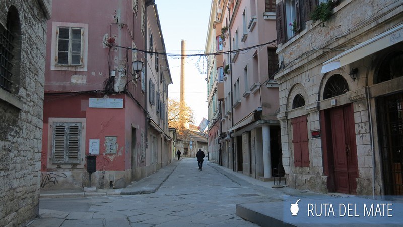 Streets of the historic centre of Pula