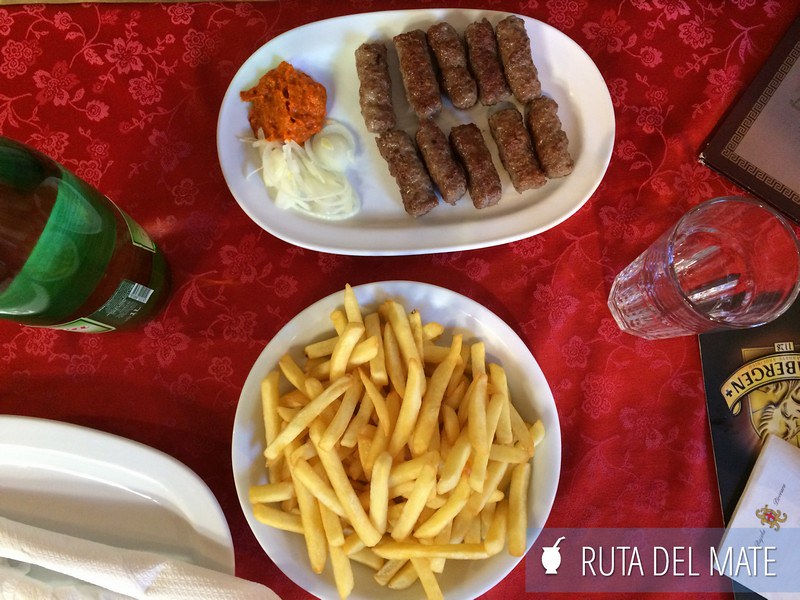 Cevapi que comimos en un restaurante en Split