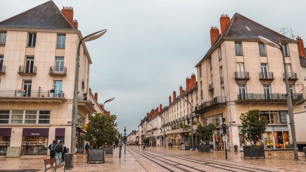 Las calles del centro histórico de Tours