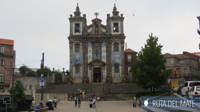 The Church of St. Ildefonso next to Batalha Square in Oporto