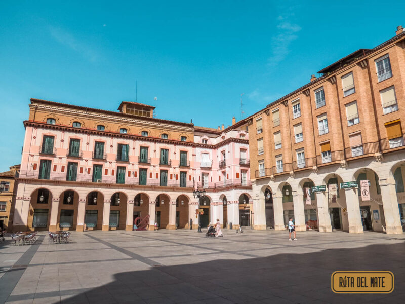 Plaza Luis López Allué en Huesca