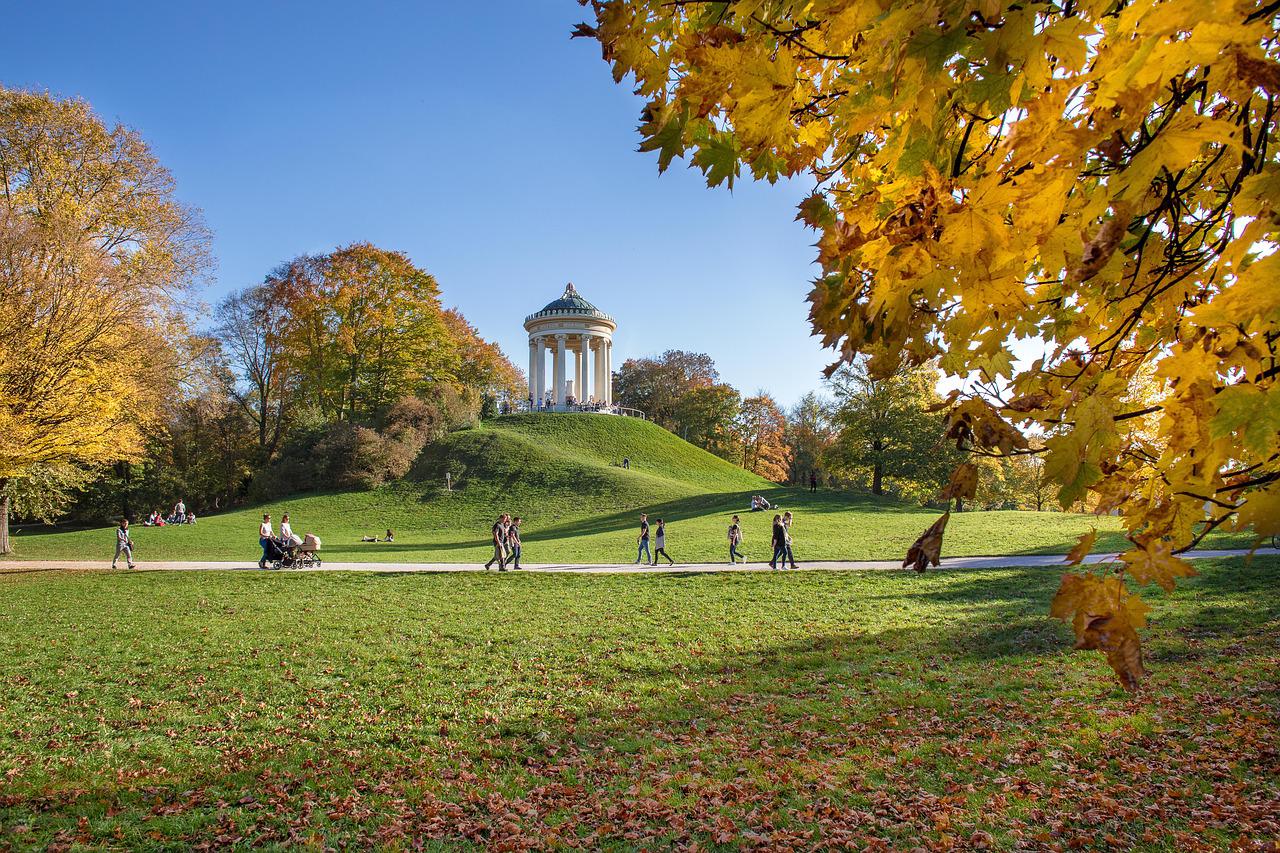 Jardín Inglés - Englischer Garten - Qué ver en Munich en dos días. Foto de Michael Siebert en Pixabay.