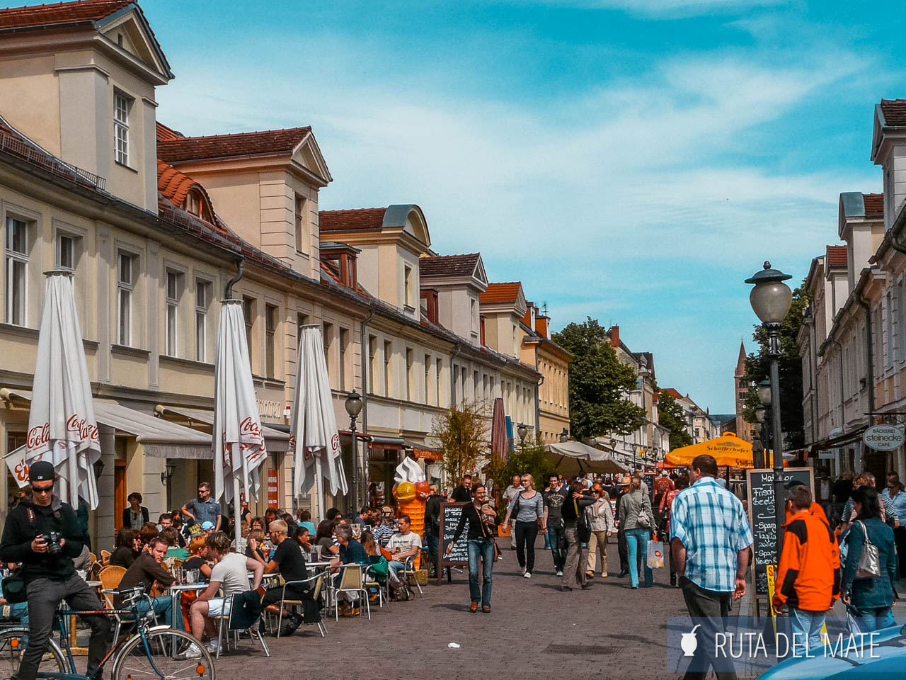 Postal del barrio holandes en Potsdam