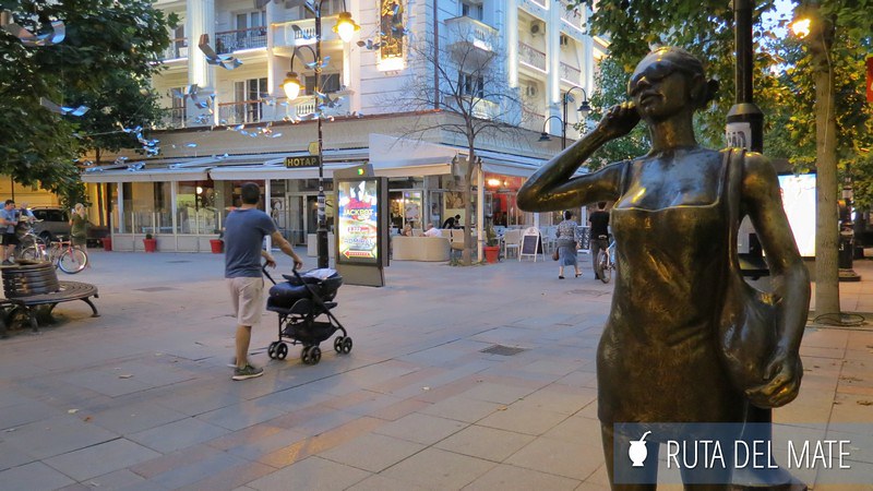 Calle Macedonia, la peatonal de Skopje