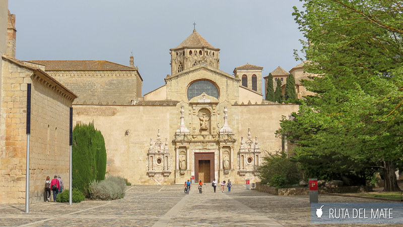 Main entrance to the Poblet Monastery