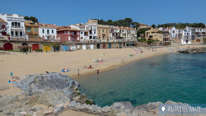 The beach of Calella de Palafrugell in Catalonia