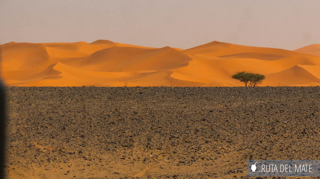 Las dunas comienzan a asomar en el tour al desierto de Merzouga