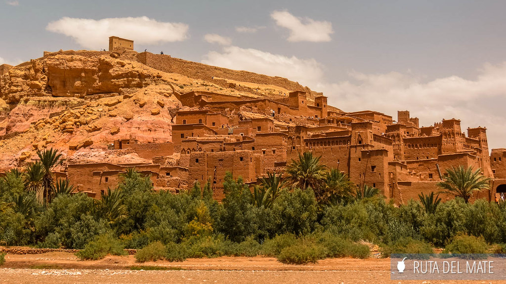 Las construcciones hechas de adobe en Ait Ben Haddou