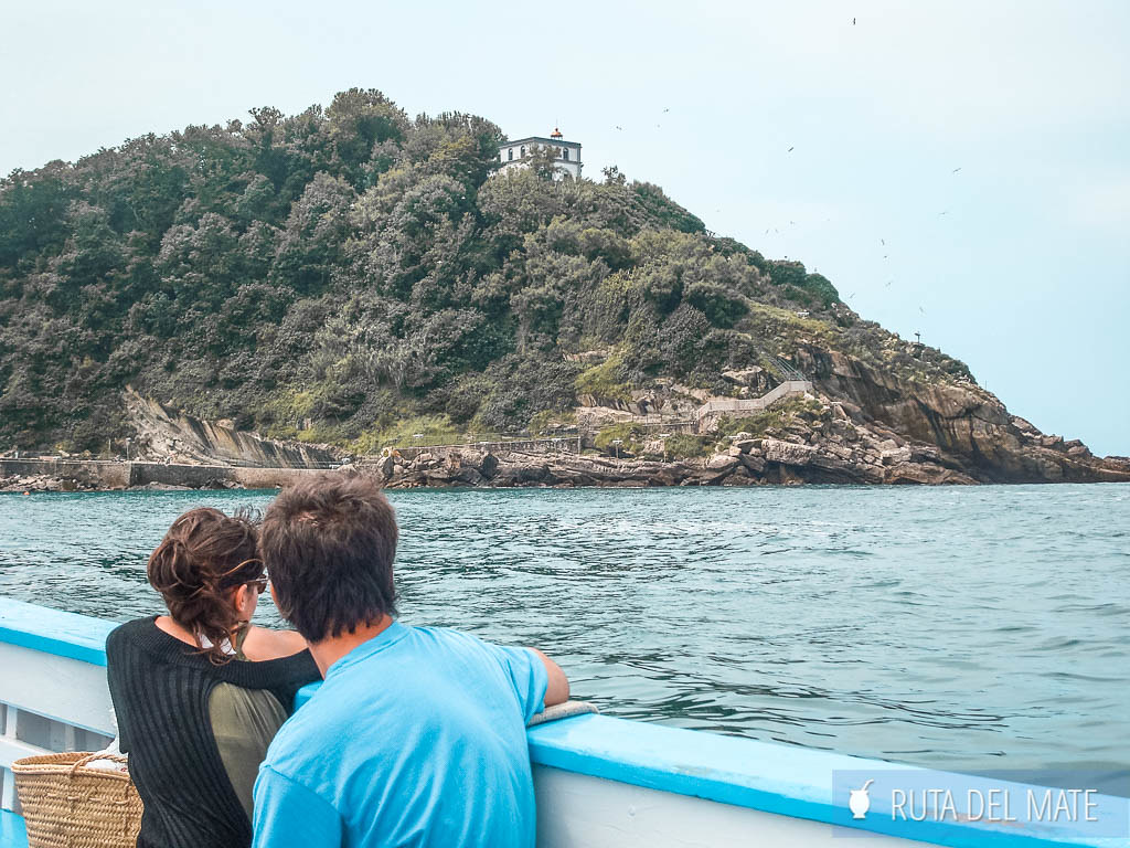 Isla Santa Clara en la Bahía de la Concha de San Sebastián