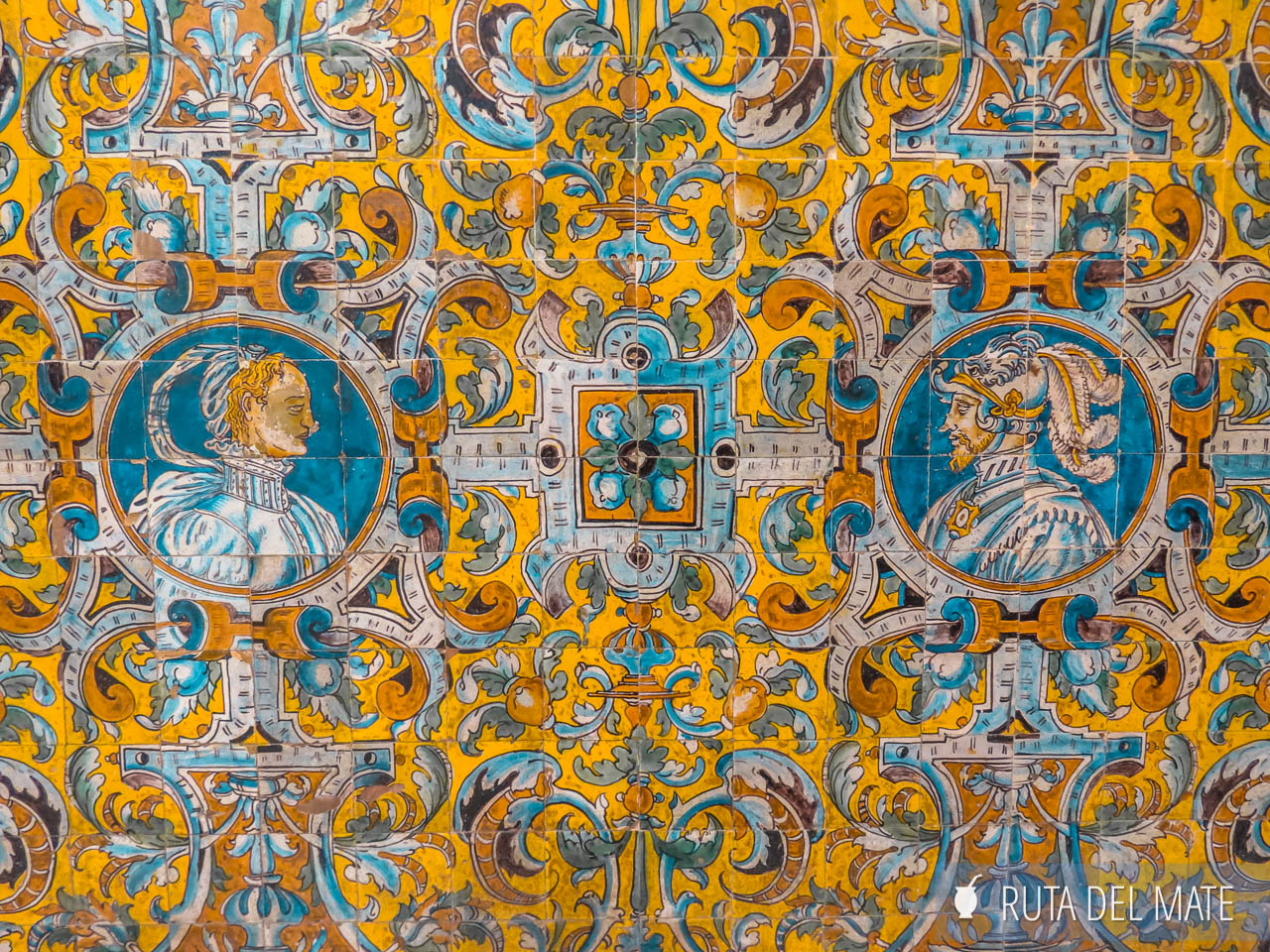Tiles from the Alcazar of Seville