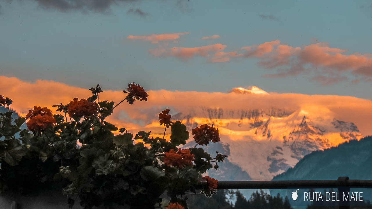 El Monte Jungfrau desde Interlaken